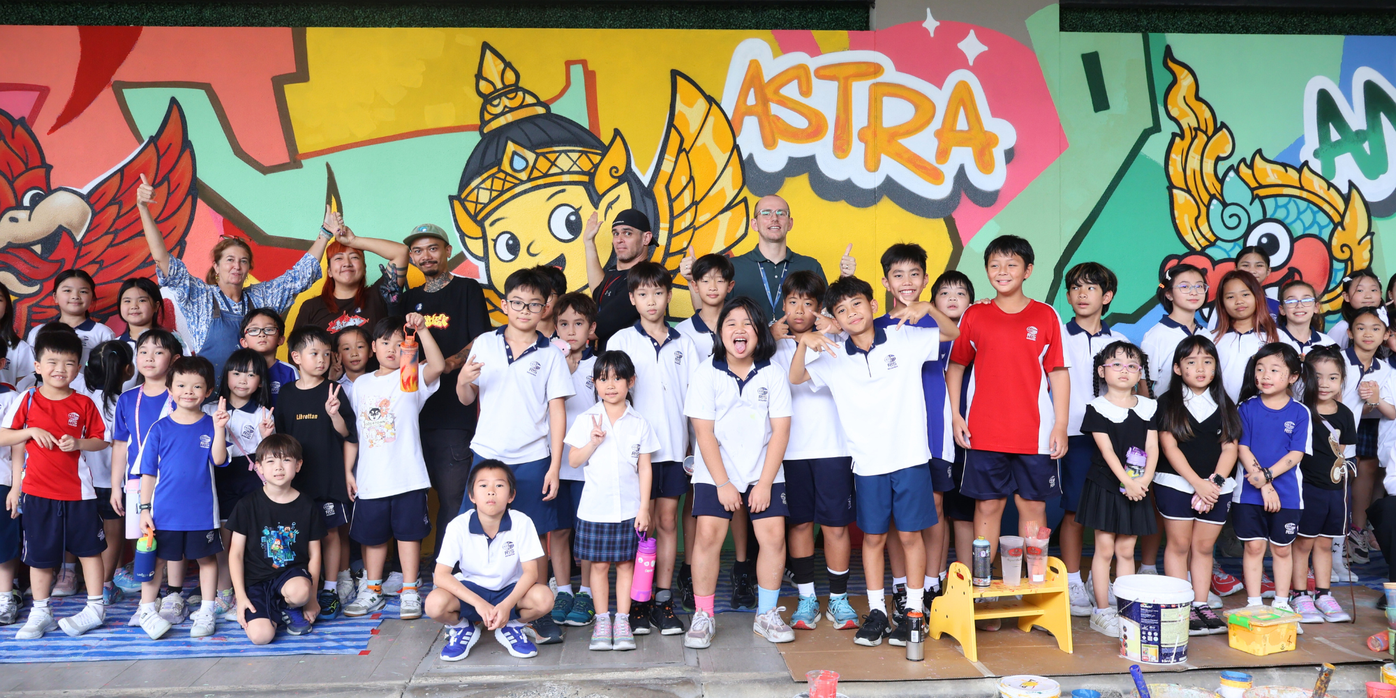 Artist in Residence: Whole School Mural Project